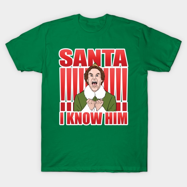 SANTA!!! I KNOW HIM T-Shirt by bovaart